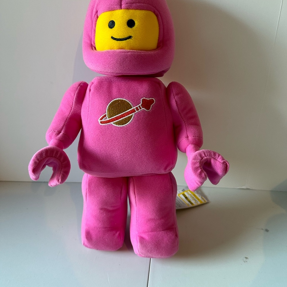 NWT Lego Astronaut plush pink